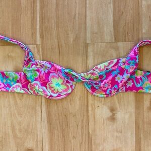 Lover’s & Friends Floral Pink Bikini Top